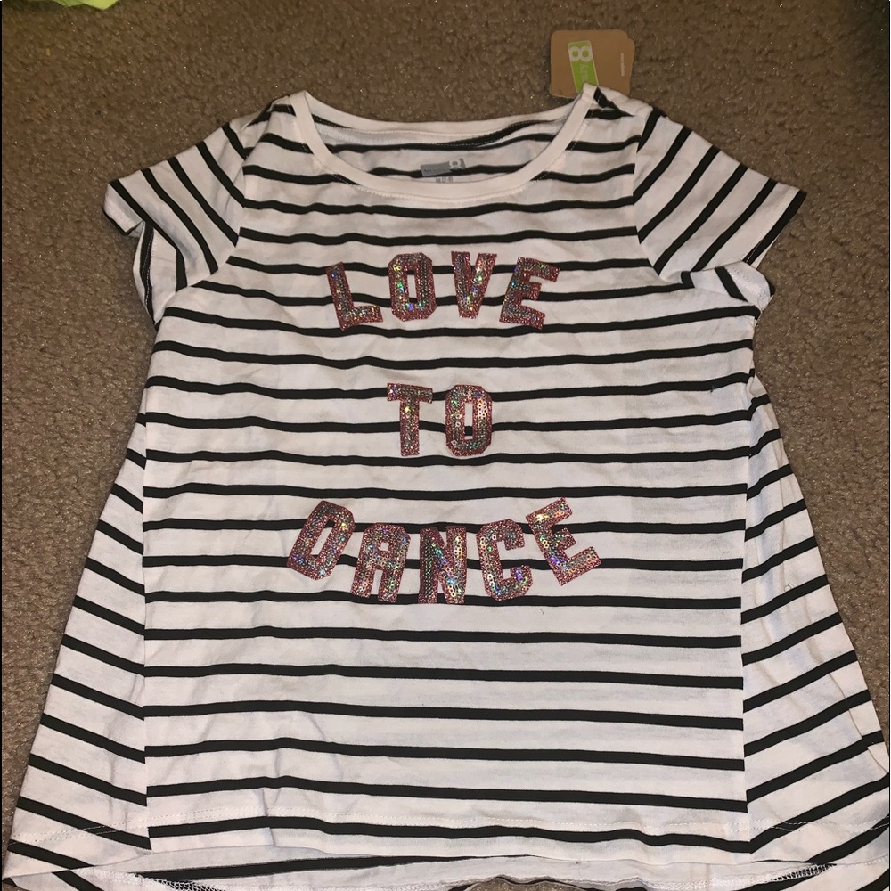 Never worn, good condition love to dance shirt